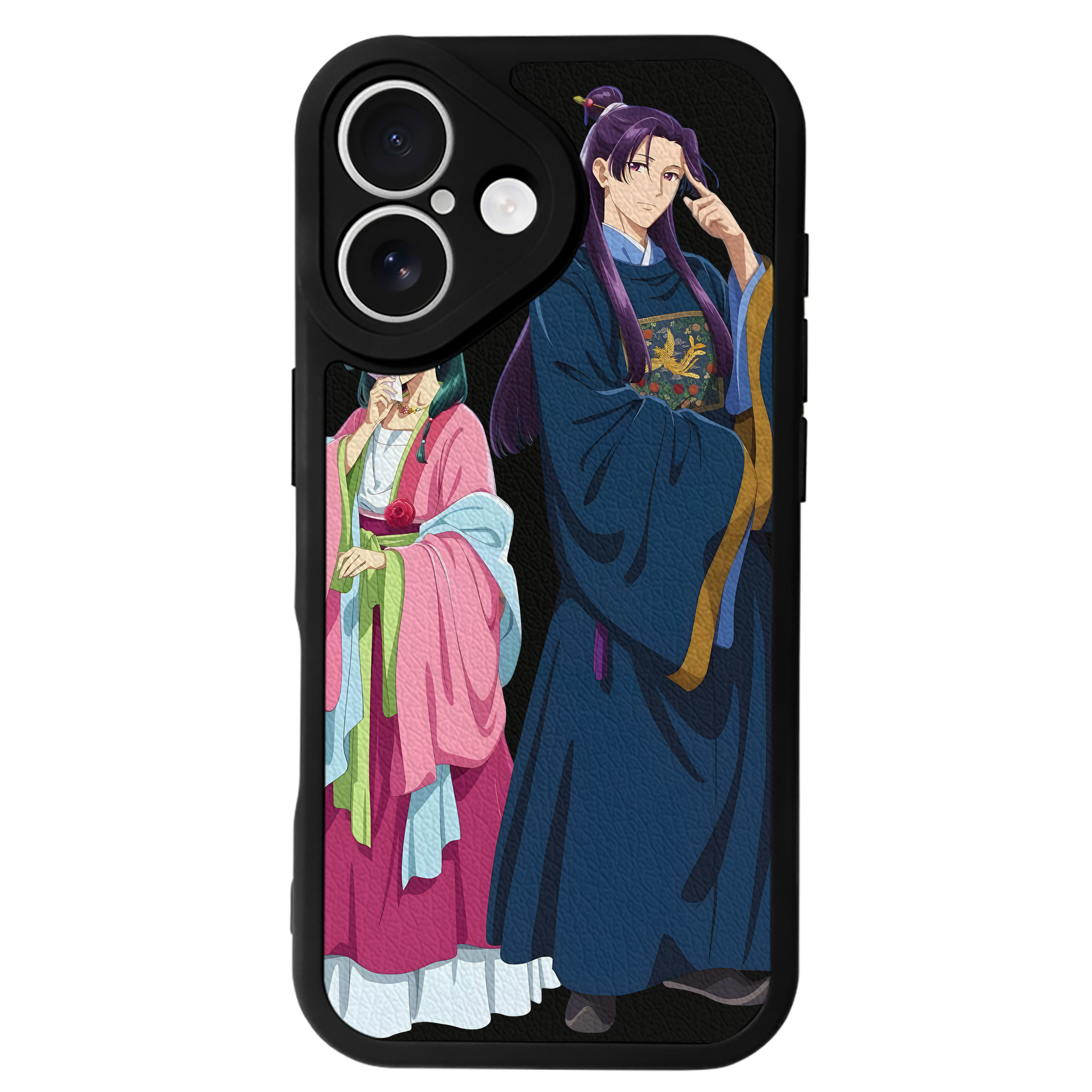 （画像用） 薬屋のひとりごと The Apothecary Diaries 【iPhone 16シリーズ対応】シリコンスマホケース（レザー調） 材質：シリコン